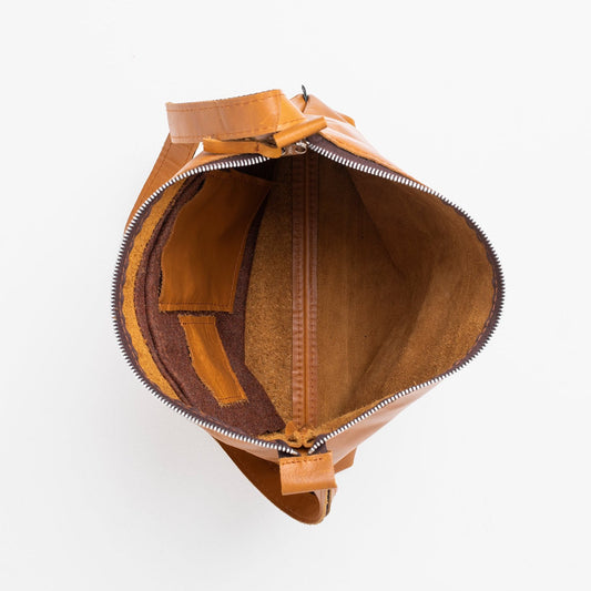 Anet L shoulder bag - Caramel