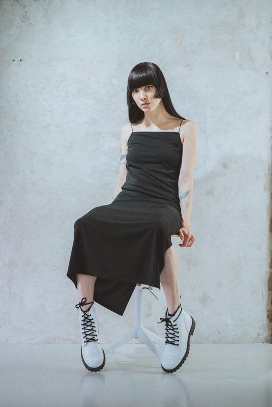 517 aka Aviator Boots - White