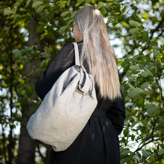 Märss upcycled bag - Light Grey
