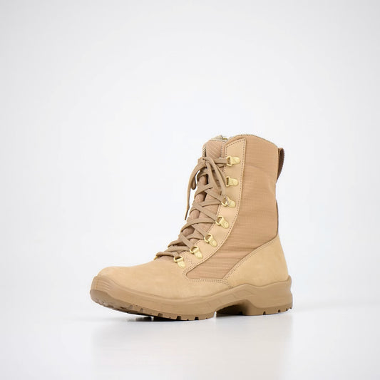 Beiget Samelin 599 Desert Boots aavikkosaappaat vetoketjulla, valmistettu vedenpitävästä nupukkinahasta.