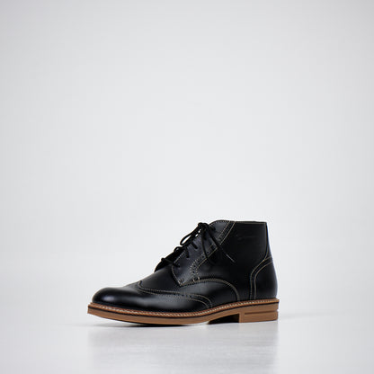 Mustat Samelin Ankle Boots nilkkurit, jotka on valmistettu luonnonnahasta.